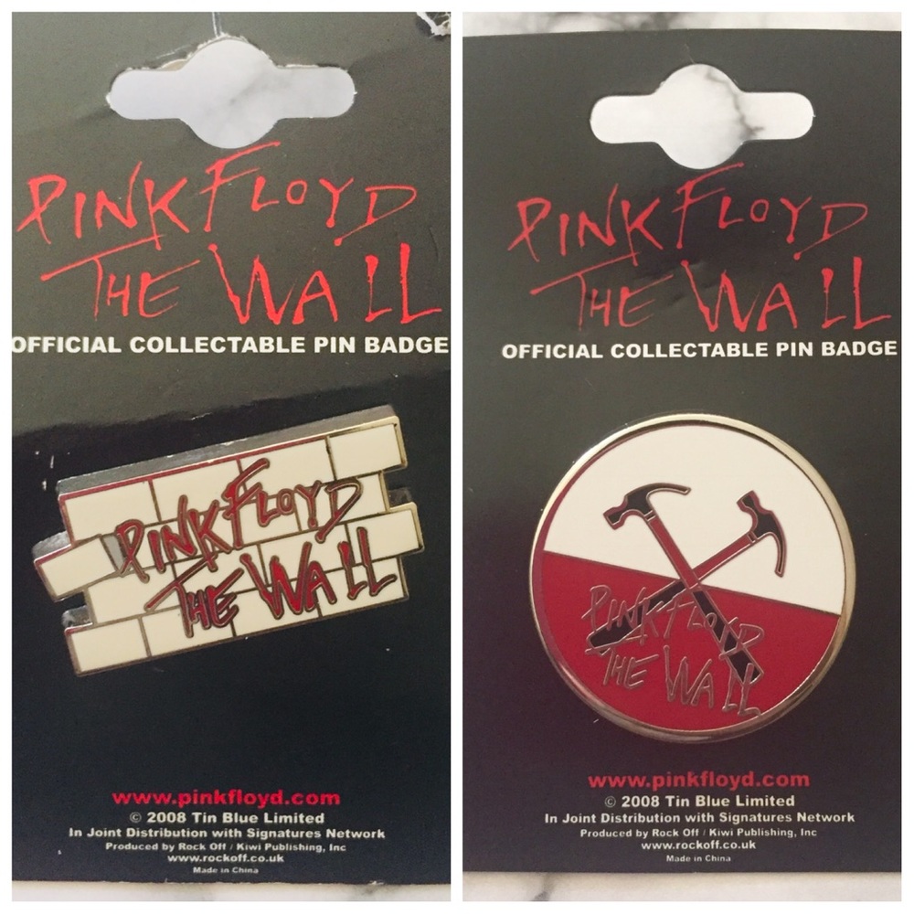 PINK FLOYD The Wall Pin Set (2)